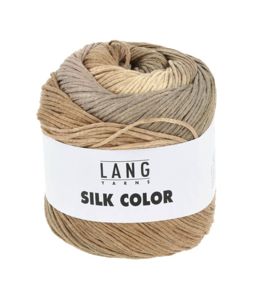 Pelote exceptionnelle de soie SILK COLOR - 100 GR - Lang Yarns