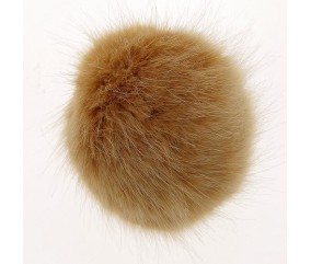 Pompons fausse fourrure - 10cm de diamètre - Unic