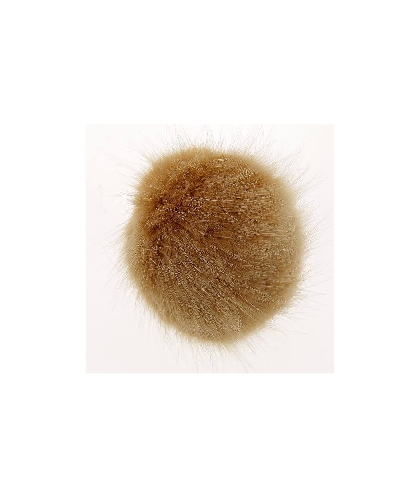 Pompons fausse fourrure - 10cm de diamètre - Unic