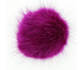 Pompons fausse fourrure - 10cm de diamètre - Unic