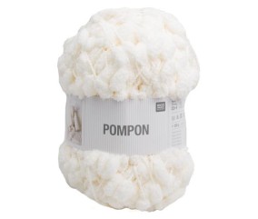 Laine à pompons CREATIVE POMPON UNI 200 GR - Rico Design