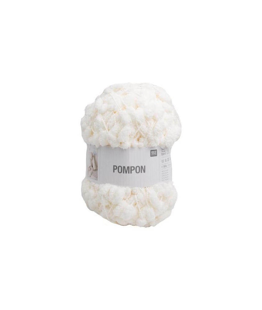 Fil Pompons Tricoter CREATIVE POMPON UNI 200 GR Rico Design Fil Pompons Tricoter CREATIVE POMPON UNI 200 GR Rico Design