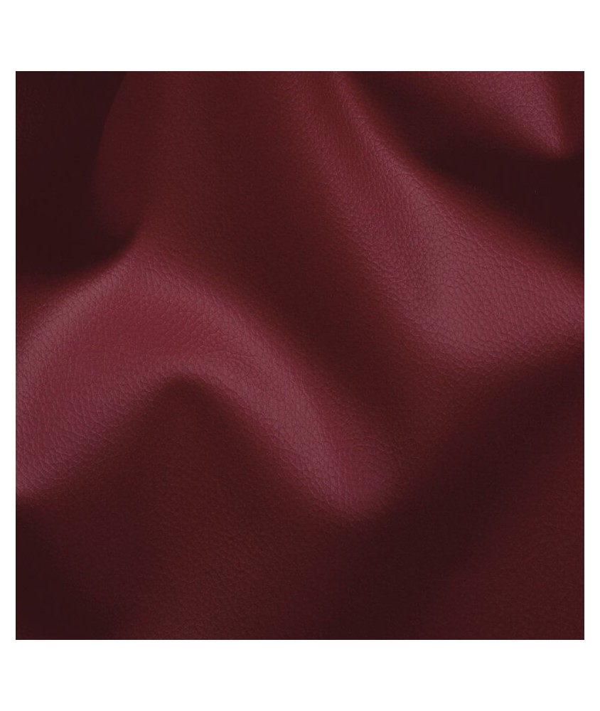 Coupon simili cuir uni 140x50 cm - 052 Bordeau