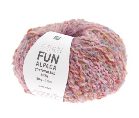Pelote d'Alpage et de Coton à tricoter Fashion Fun Alpaca Cotton Blend aran - Rico Design