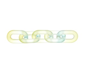 Lot de 12 Maillons de Chaîne Mat Itoschii - 19 x 31 x 5 mm - Rico Design