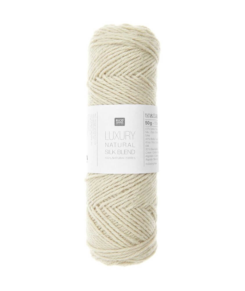 Découvrez la Pelote de Laine et Soie Luxury Natural Silk Blend de Rico Design : Douceur et Luxe pour Vos Créations Estivales