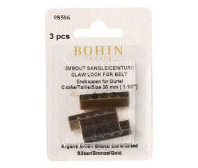 Assortiements de 3 embouts de ceinture - 30mm - Bohin