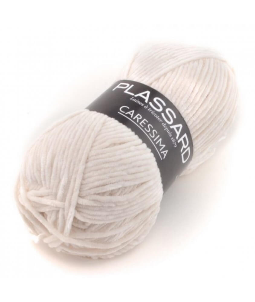 Fil chenille layette à tricoter CARESSIMA - Plassard Fil chenille layette à tricoter CARESSIMA - Plassard