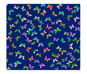Tissu coton papillons 🦋🌿