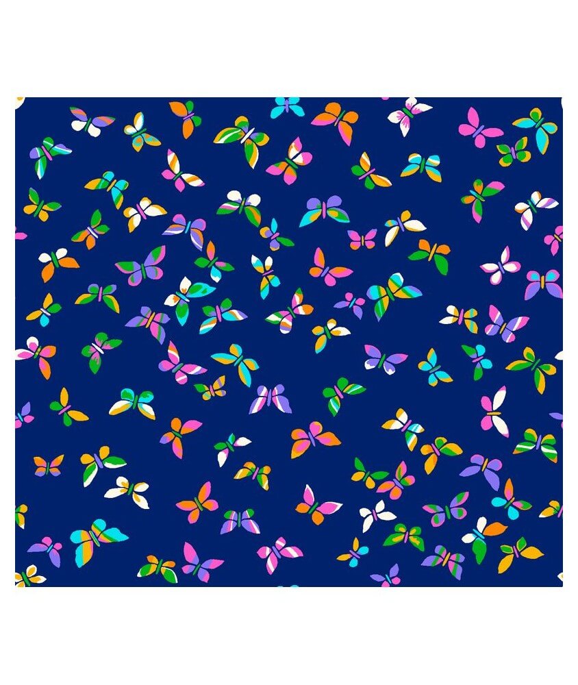 Tissu coton papillons 🦋🌿 - motif et coloris