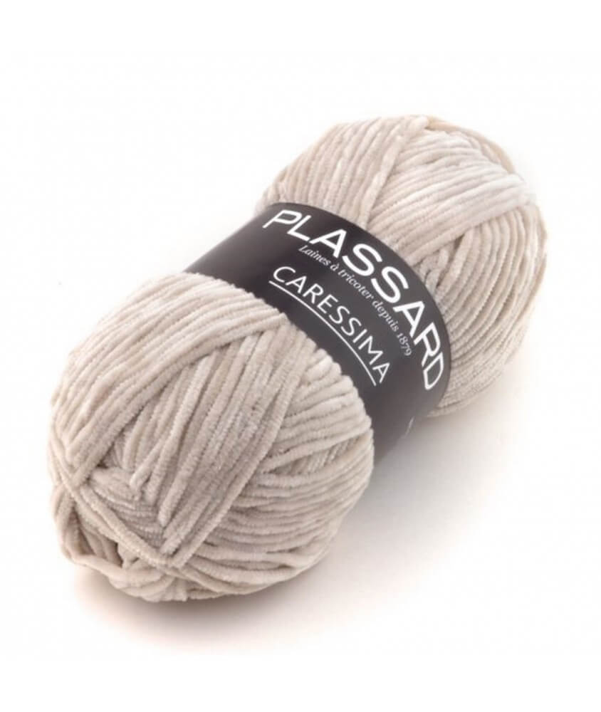 Fil chenille layette à tricoter CARESSIMA - Plassard Fil chenille layette à tricoter CARESSIMA - Plassard