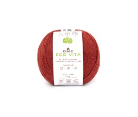 Fil de coton recyclé ECO VITA pour tricot et crochet - 100GR - DMC