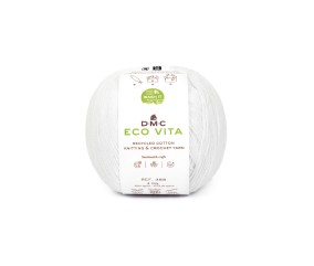 Fil de coton recyclé ECO VITA pour tricot et crochet - 100GR - DMC