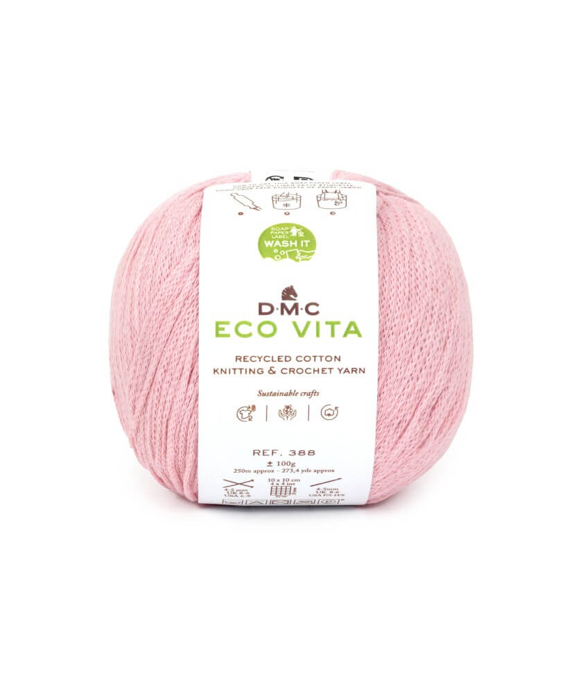 Fil de coton recyclé ECO VITA pour tricot et crochet - 100GR - DMC Fil de coton recyclé ECO VITA pour tricot et crochet - 100GR - DMC