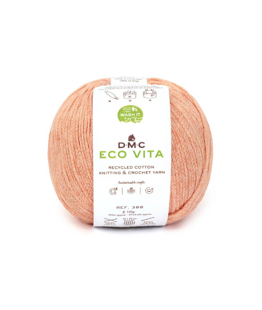 Fil de coton recyclé ECO VITA pour tricot et crochet - 100GR - DMC Fil de coton recyclé ECO VITA pour tricot et crochet - 100GR - DMC