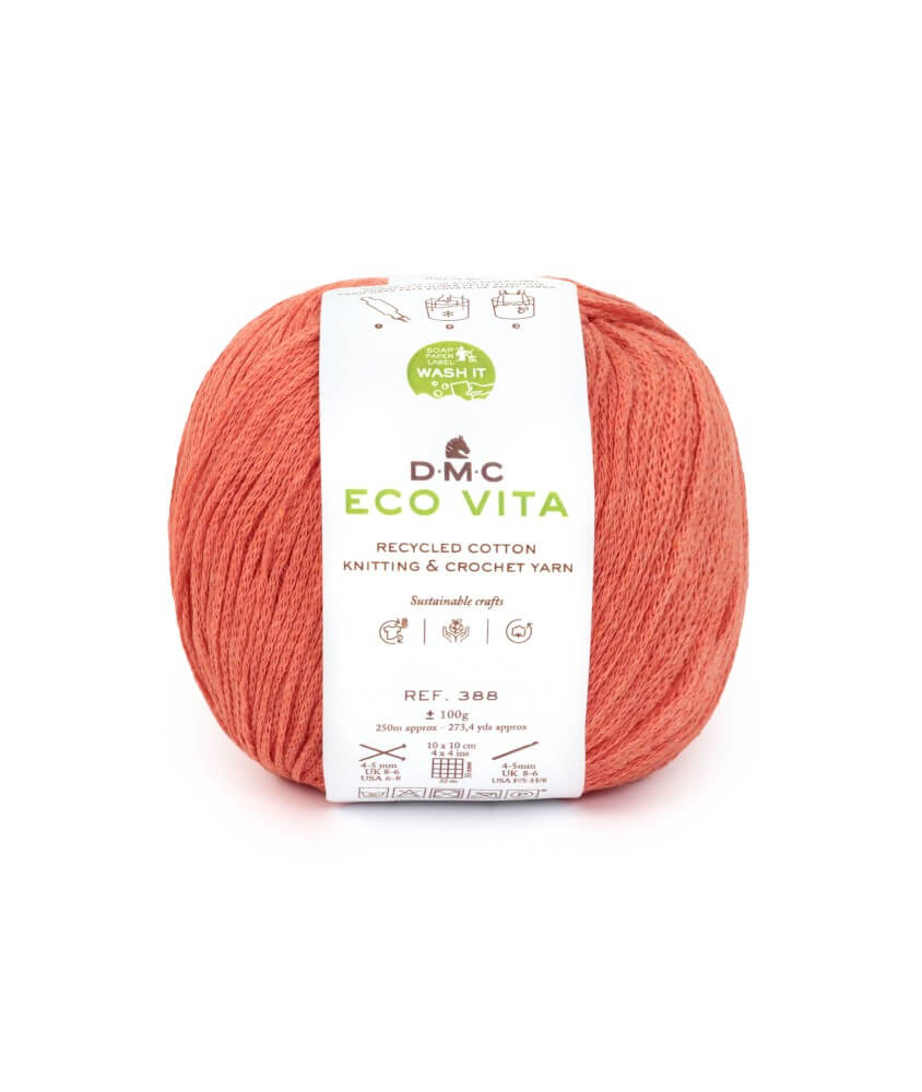 Fil de coton recyclé ECO VITA pour tricot et crochet - 100GR - DMC