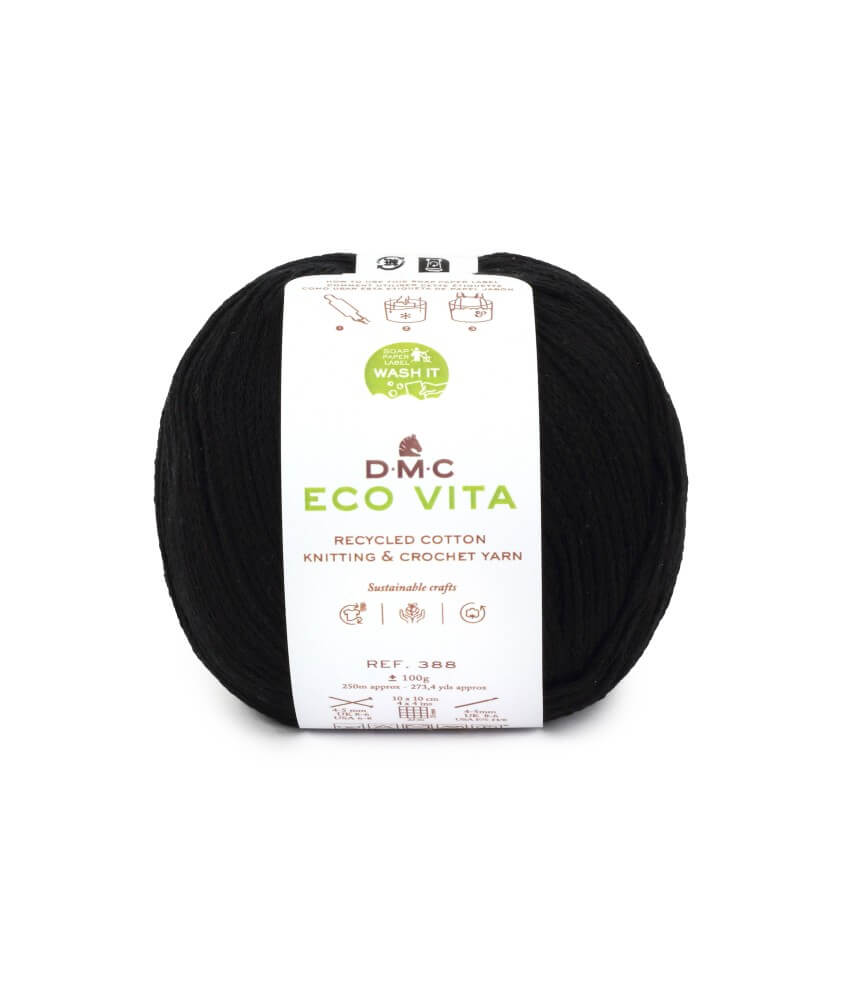 Fil de coton recyclé ECO VITA pour tricot et crochet - 100GR - DMC