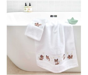 Serviette bébé 50x100 à broder - Rico Design