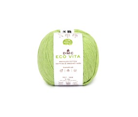 Fil de coton recyclé ECO VITA pour tricot et crochet - 100GR - DMC