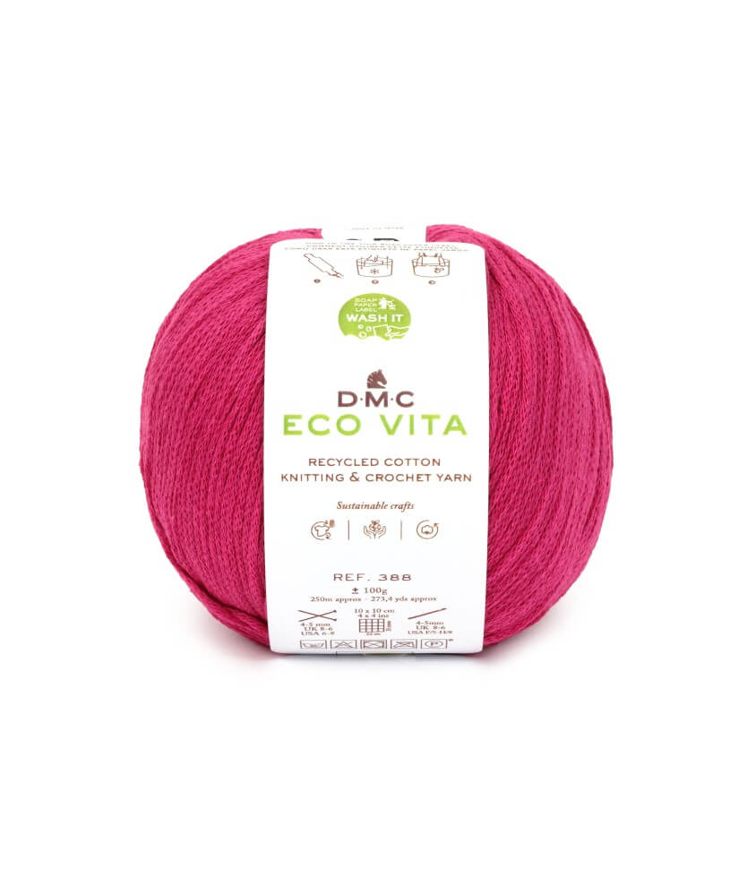 Fil de coton recyclé ECO VITA pour tricot et crochet - 100GR - DMC