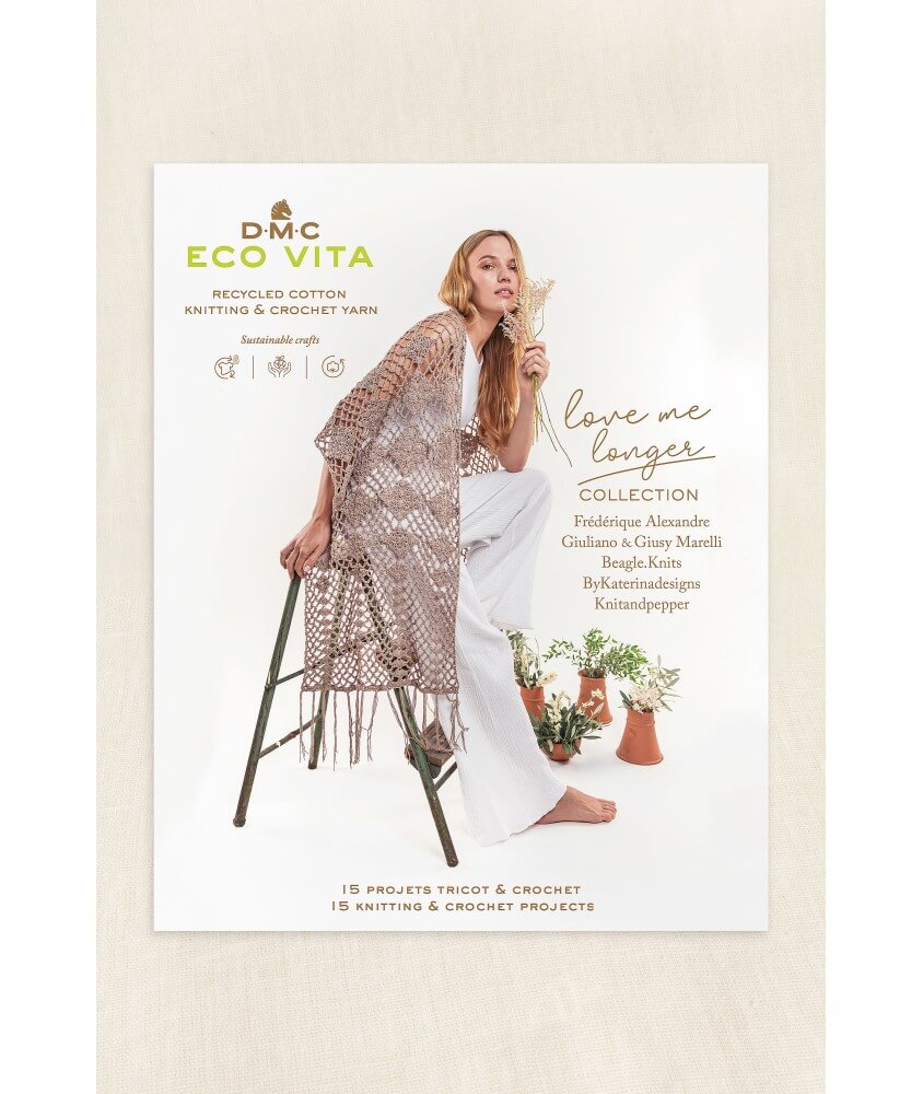Livre Eco Vita - 15 projets tricot et crochet - DMC