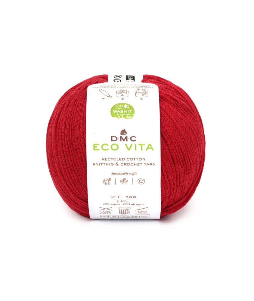 Fil de coton recyclé ECO VITA pour tricot et crochet - 100GR - DMC Fil de coton recyclé ECO VITA pour tricot et crochet - 100GR - DMC