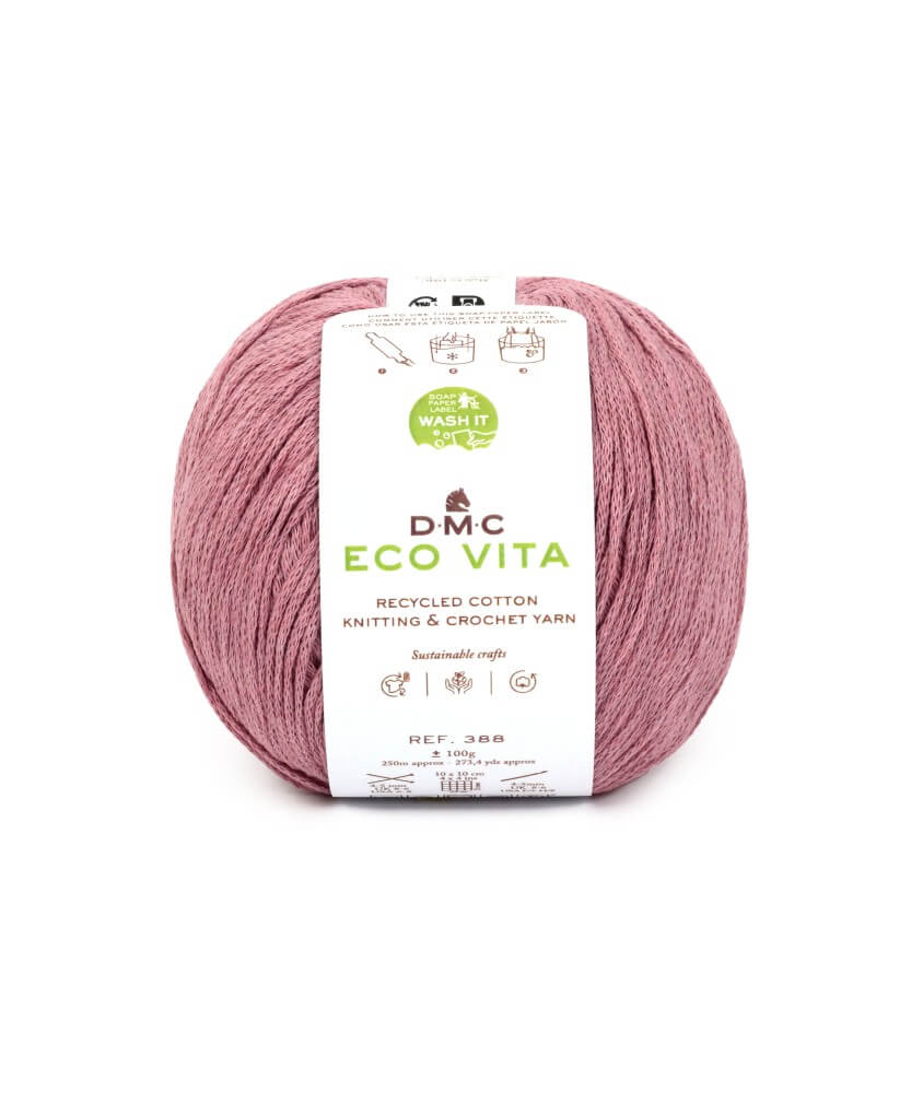 Fil de coton recyclé ECO VITA pour tricot et crochet - 100GR - DMC