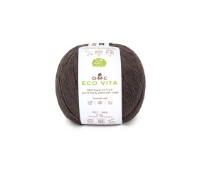 Fil de coton recyclé ECO VITA pour tricot et crochet - 100GR - DMC