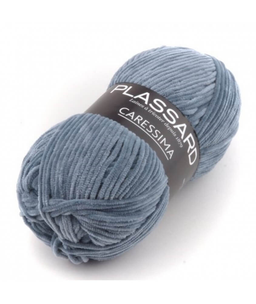Fil chenille layette à tricoter CARESSIMA - Plassard Fil chenille layette à tricoter CARESSIMA - Plassard