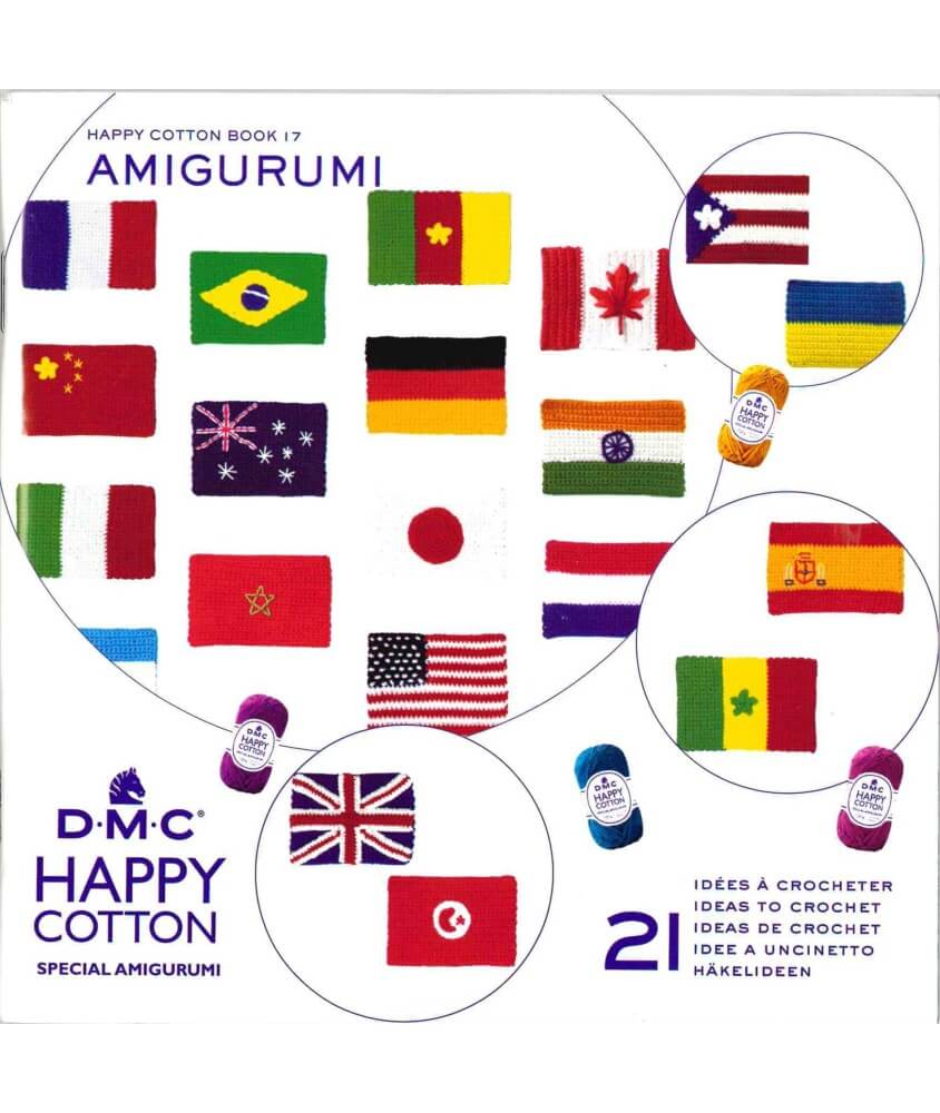 Happy Cotton - BOOK 17 - Les drapeaux - DMC