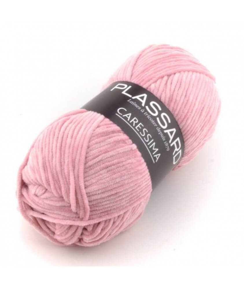 Fil chenille layette à tricoter CARESSIMA - Plassard Fil chenille layette à tricoter CARESSIMA - Plassard
