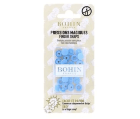 Pressions magiques - Boîte de 8 Boutons pression sans pince 9 mm - Bohin