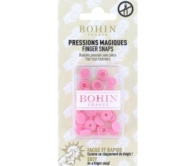 Pressions magiques - Boîte de 8 Boutons pression sans pince 9 mm - Bohin