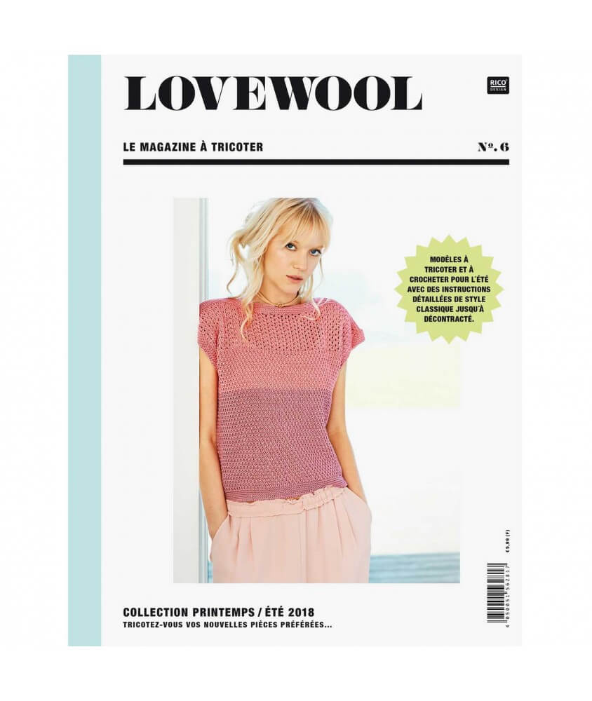 Catalogue LOVEWOOL N°6 Printemps-été 2018 - Rico Design 