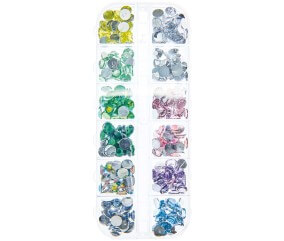 Mélange de Diamants en Strass de Couleur Pastel pour Résine - Ajoutez une Touche de Charme Délicat à Vos Créations - Rico Design