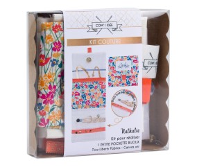 Kit pochette bijoux NATHALIE - Niveau intermédiaire - Com'1 Idée
