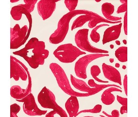 Tissu viscose digital fleuri