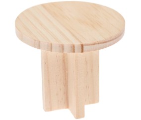 Table miniature ronde (8x8x6,5cm) - Rico Design