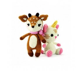 Kit Crochet Amigurumi Biche oh ma biche! - Graine Créative