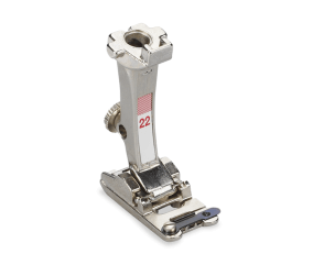 Pied pour Cordonnet à 3 Rainures N°22 pour machine électronique - Bernina : L'Outil Idéal pour Fils Épais et Cordons