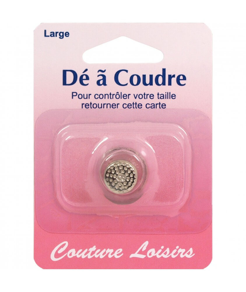 Dé à coudre grand modèle - Distrifil Dé à coudre grand modèle - Distrifil