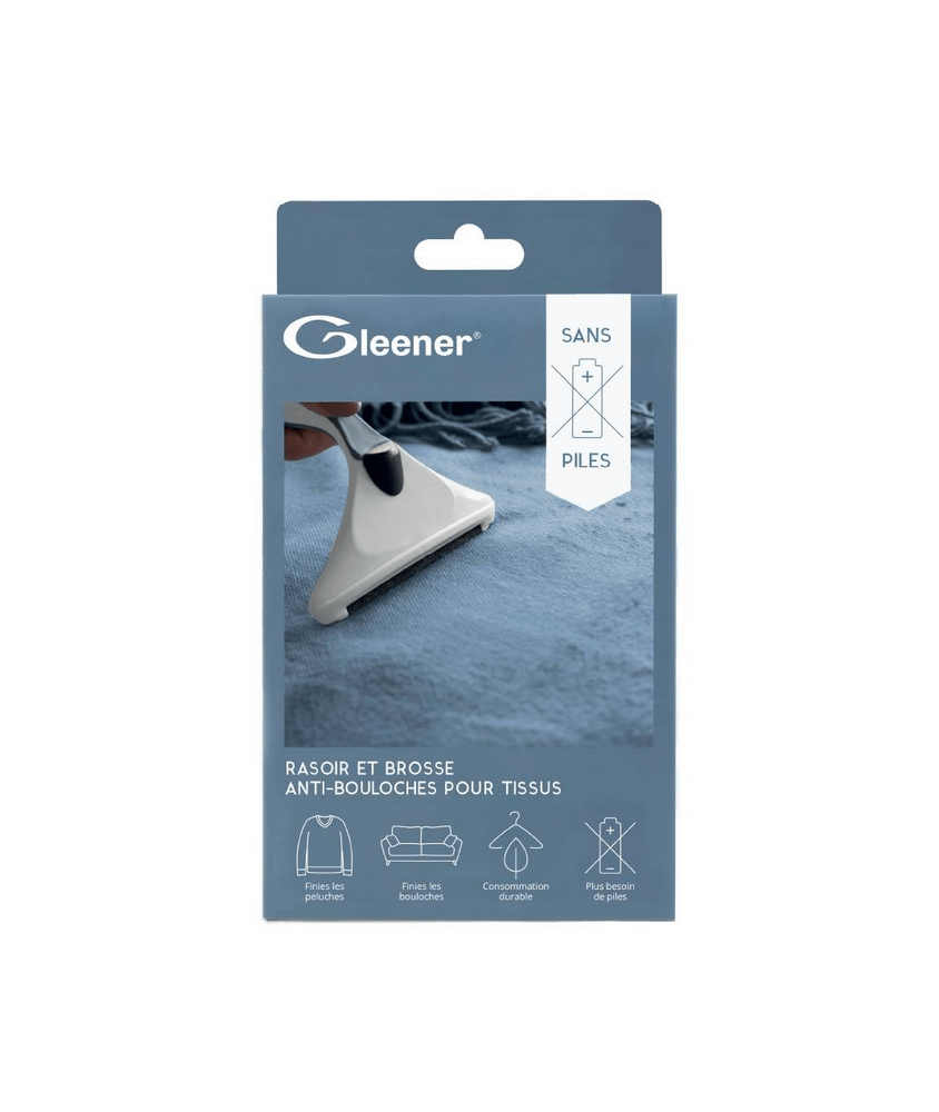 Rasoir Anti-Peluche avec Accessoires - Gleener® : Compact, Pratique et Écologique