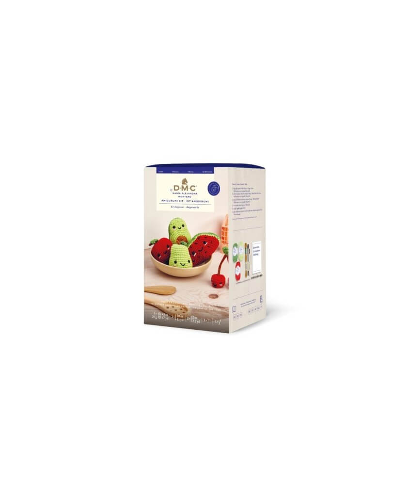 Kit Crochet Amigurumi "Nos Amis les Fruits" - DMC - Multicolore - vue 3