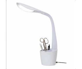 Lampe de Bureau LED avec Rangement - Purelite : Éclairage Optimal et Organisation Pratique pour Votre Espace de Travail
