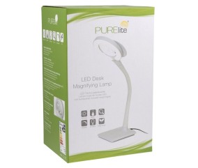 Lampe grossissante loupe led de table PURElite