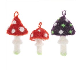 Kit crochet CREATIVE BUBBLE - Shrooom  : Des Éponges Champignons pour une Cuisine Pleine de Fantaisie ! - Rico Design