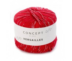 Fil à tricoter VERSAILLES - Katia rouge 87