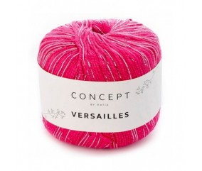 Fil à tricoter VERSAILLES - Katia rouge 89 sperenza laine