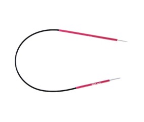 Aiguilles à tricoter circulaire fixes ZING cable 25cm du N° 2 à 5 - Knitpro