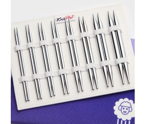 Set de 8 Aiguilles interchangeables de 13 cm NOVA METAL Deluxe- Knitpro
